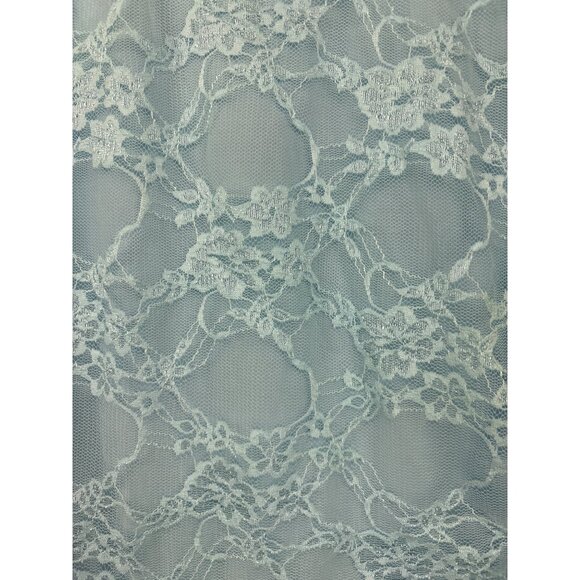 Women's Princess Polly Size 8 Sky Blue Lace Tank with Side Zipper - Picture 5 of 7